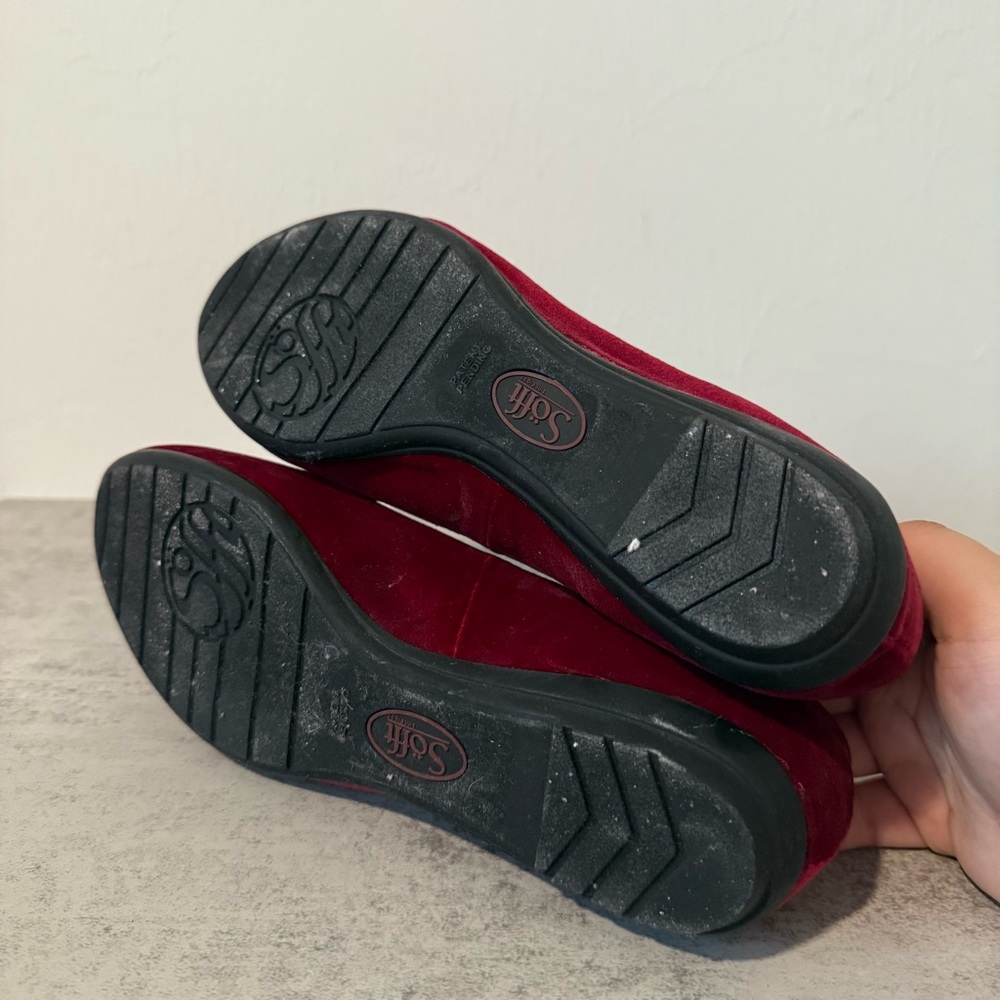 Sofft Red Women Flats Size 6 - Picture 6 of 6